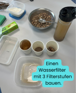 Einen Wasserfilter bauen